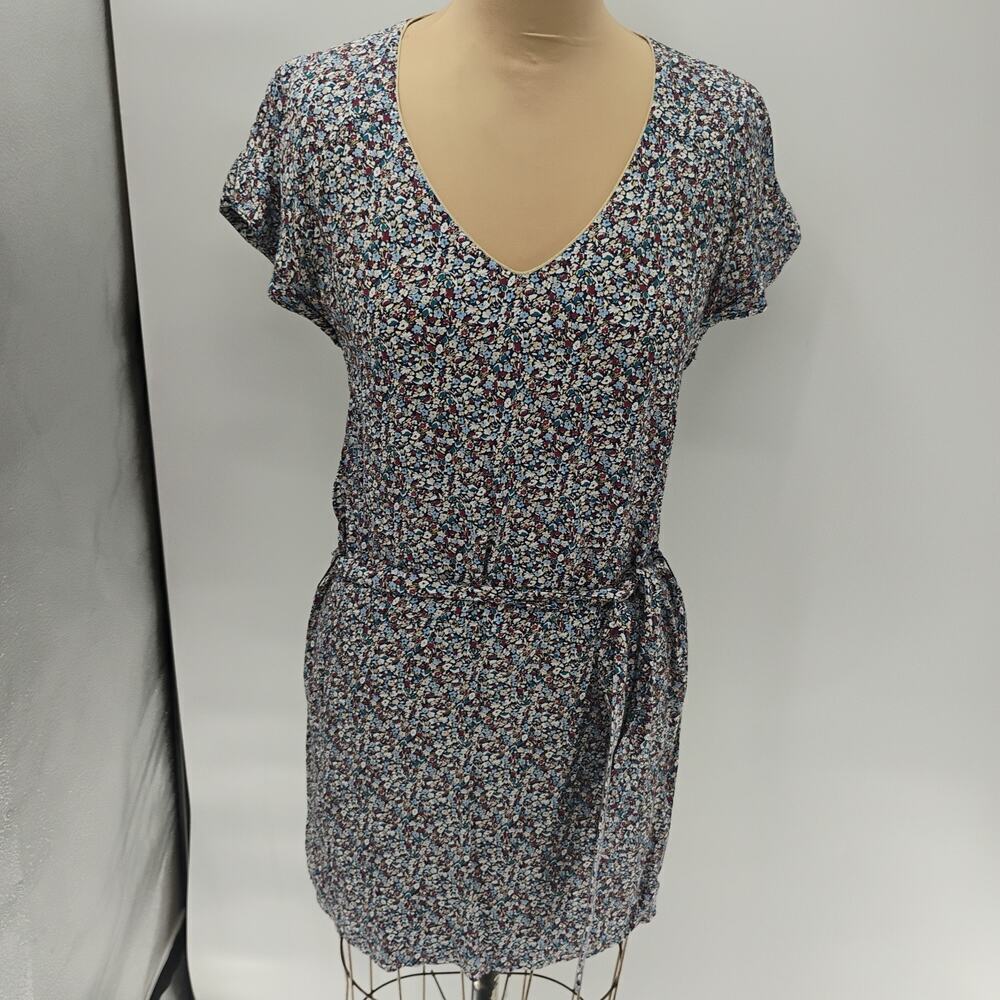 CAROLL WOMENS DOTTED SHORT SLEEVE CASUAL‎ DRESS, Size 38